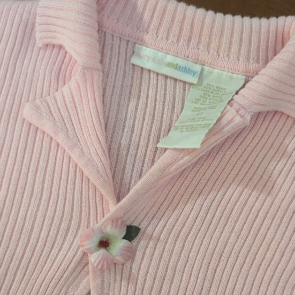 Pink Ribbed Women's Sweater - Picture 2 of 3